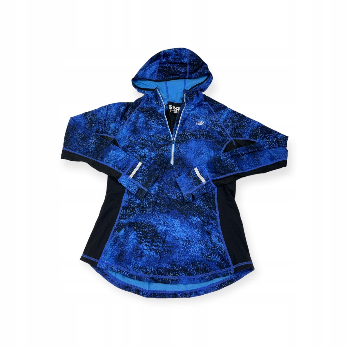 Wciągana bluzka damska na długi rękaw z kapturem NEW BALANCE L