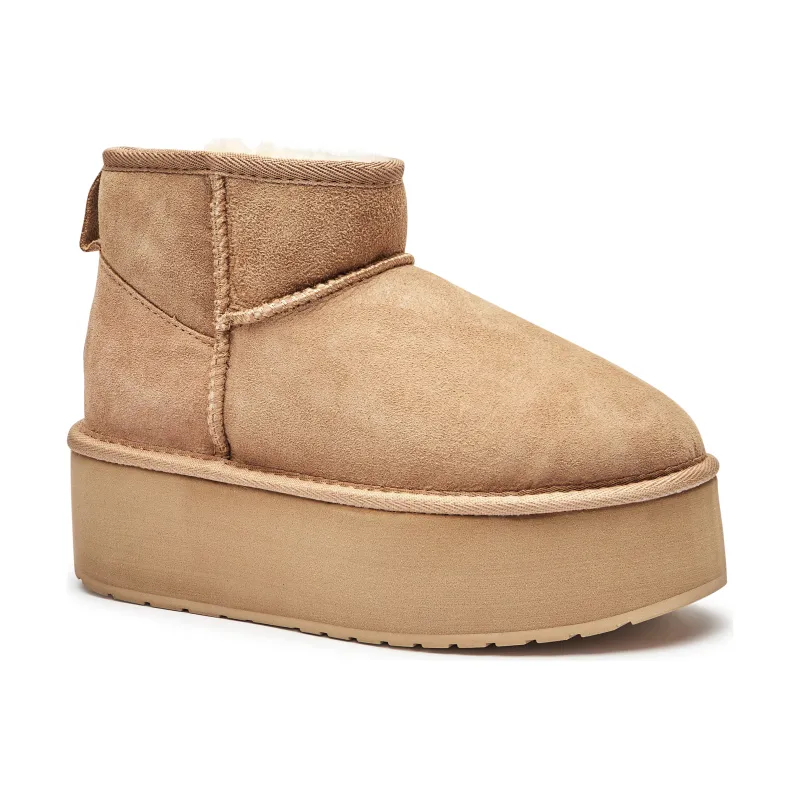 EMU Australia Śniegowce Skórzane Stinger | wełna | zamsz