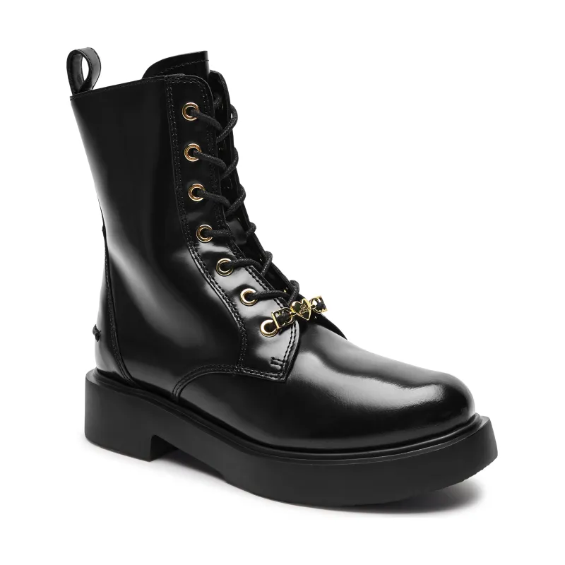 Love Moschino Skórzane botki CITY40
