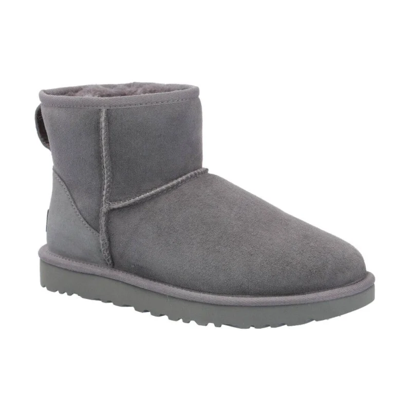 UGG Skórzane śniegowce W Classic Mini II