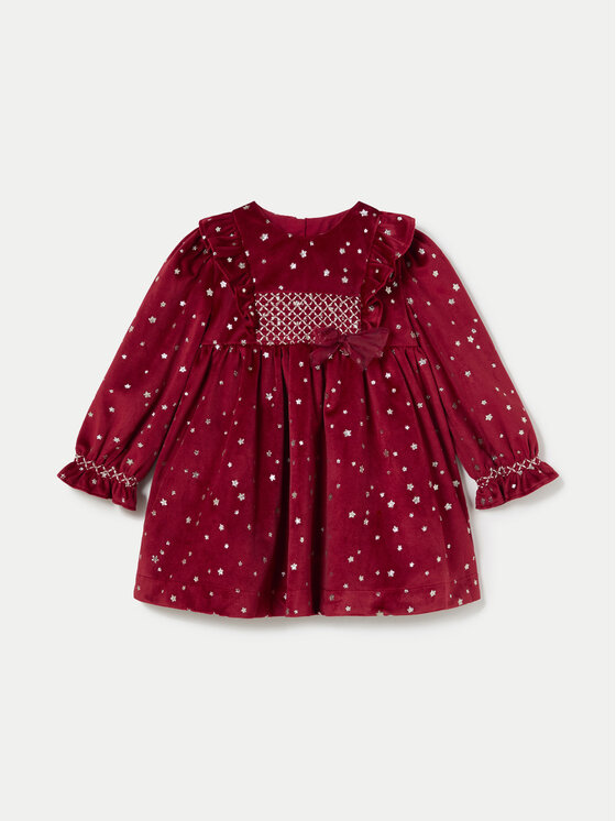 Mayoral Sukienka elegancka 2904 Czerwony Regular Fit