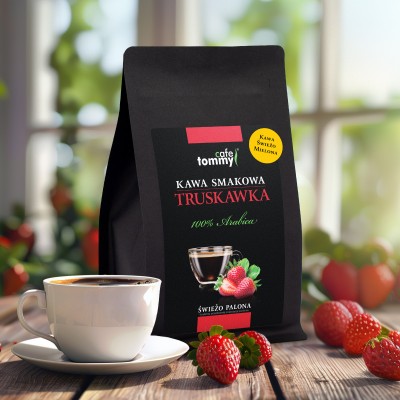 Kawa smakowa Truskawka mielona