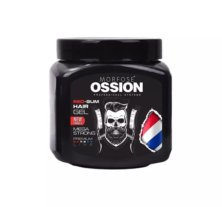 MORFOSE OSSION PREMIUM BARBER LINE RED GUM ŻEL DO STYLIZACJI WŁOSÓW 300ML