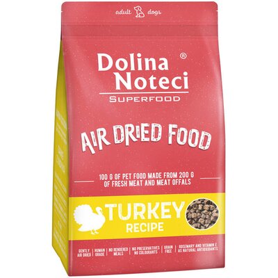 DOLINA NOTECI Superfood Danie z indyka- karma suszona dla psa 5kg