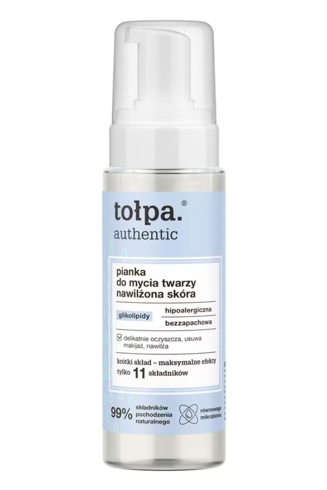 Tołpa Authentic Nawilżona Skóra Pianka do mycia twarzy