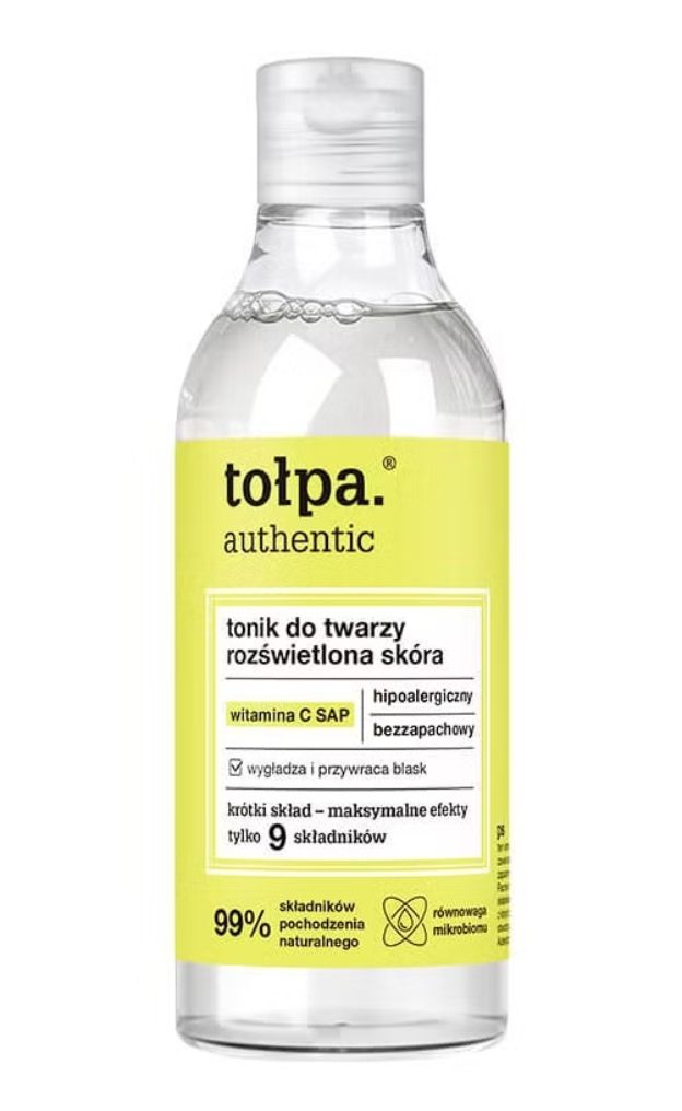 Tołpa Authentic Rozświetlona Skóra Tonik do twarzy