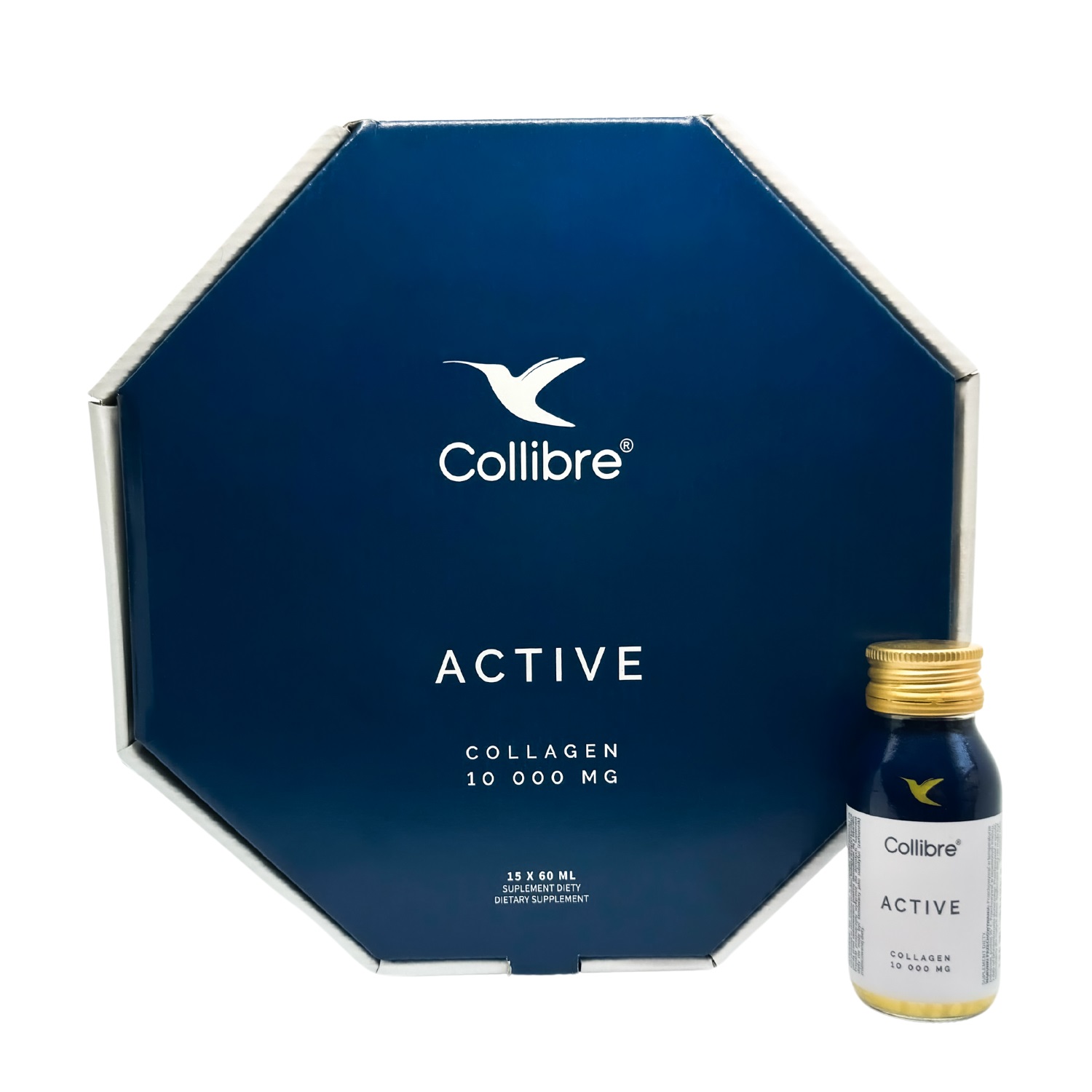 Collibre Collagen Active Shot, Suplement diety, 15 x 60ml