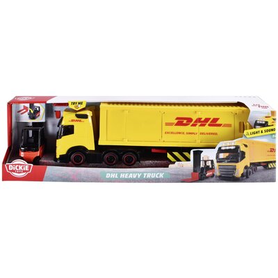 Samochód DICKIE City Ciężarówka z naczepą DHL 203747018
