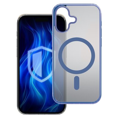 3mk Frosty MagCase do iPhone 16 Niebieski