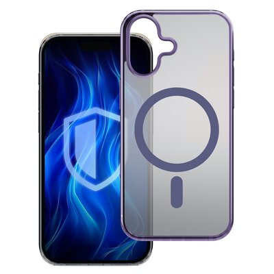 3mk Frosty MagCase do iPhone 16 Fioletowy