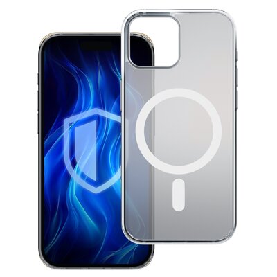 3MK Frosty MagCase iPhone 15 biały/white