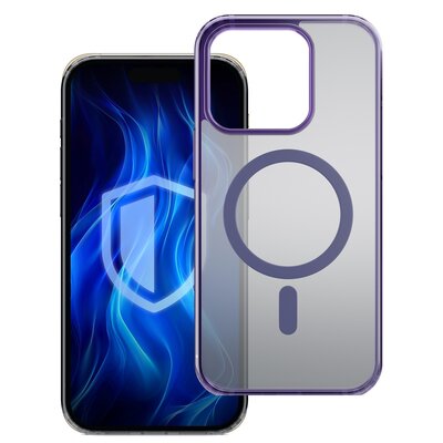 3MK Frosty MagCase iPhone 15 Pro fioletowy/purple