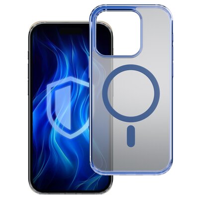 3MK Frosty MagCase iPhone 15 Pro Max niebieski/blue
