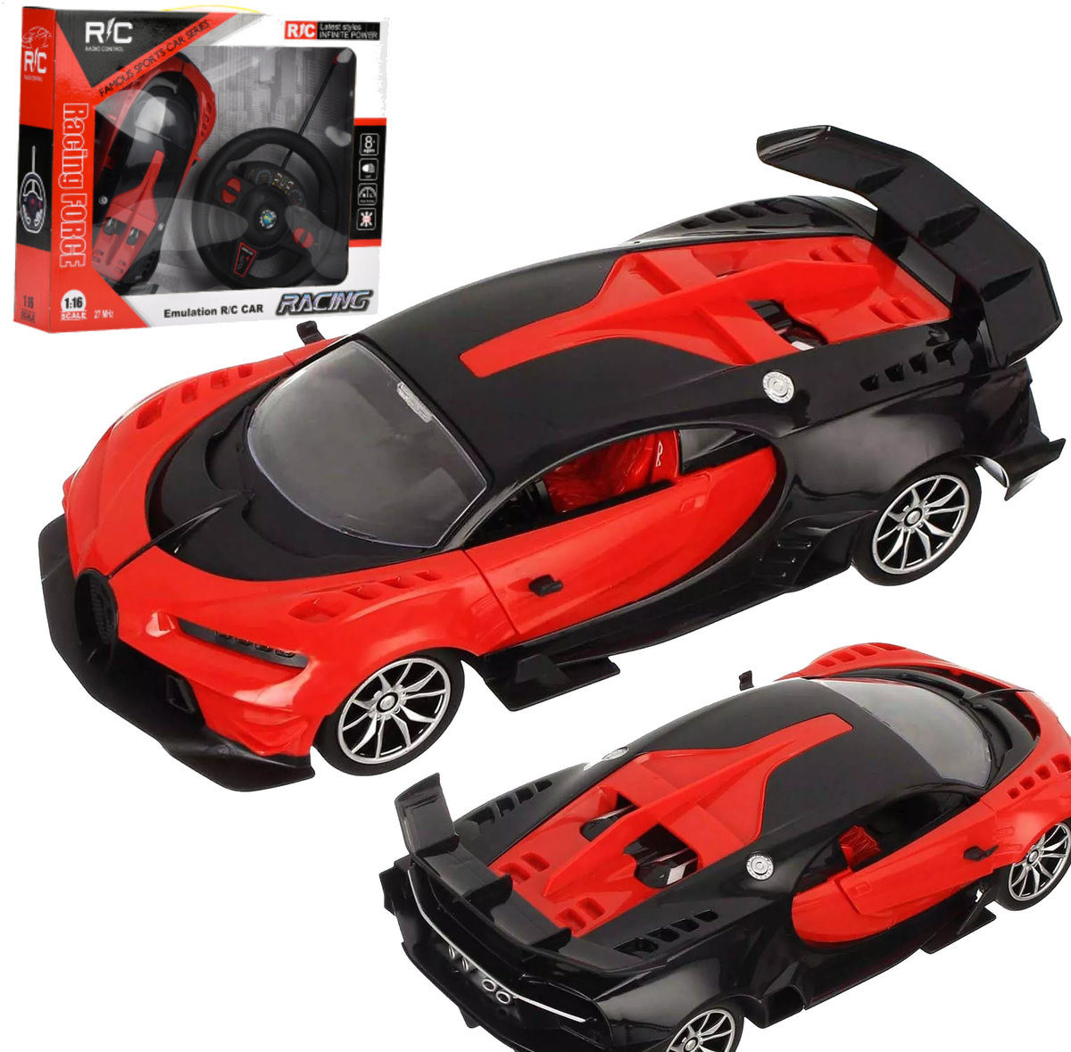 ZDALNIE STEROWANY SAMOCHÓD AUTO NA PILOTA RC DUŻY 1:16
