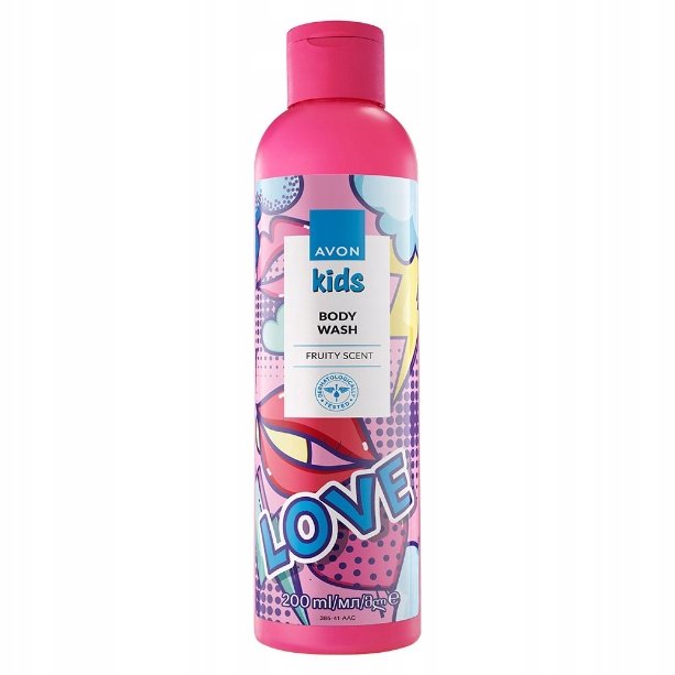 Avon Kids LOVE Płyn do mycia ciała – owocowy - 200ml