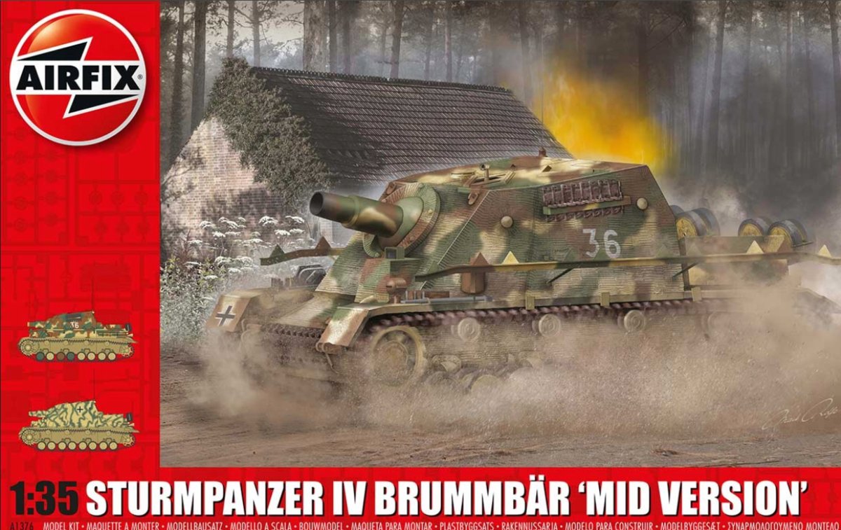 Sturmpanzer IV Brummbar (Mid Version), Airfix 1376