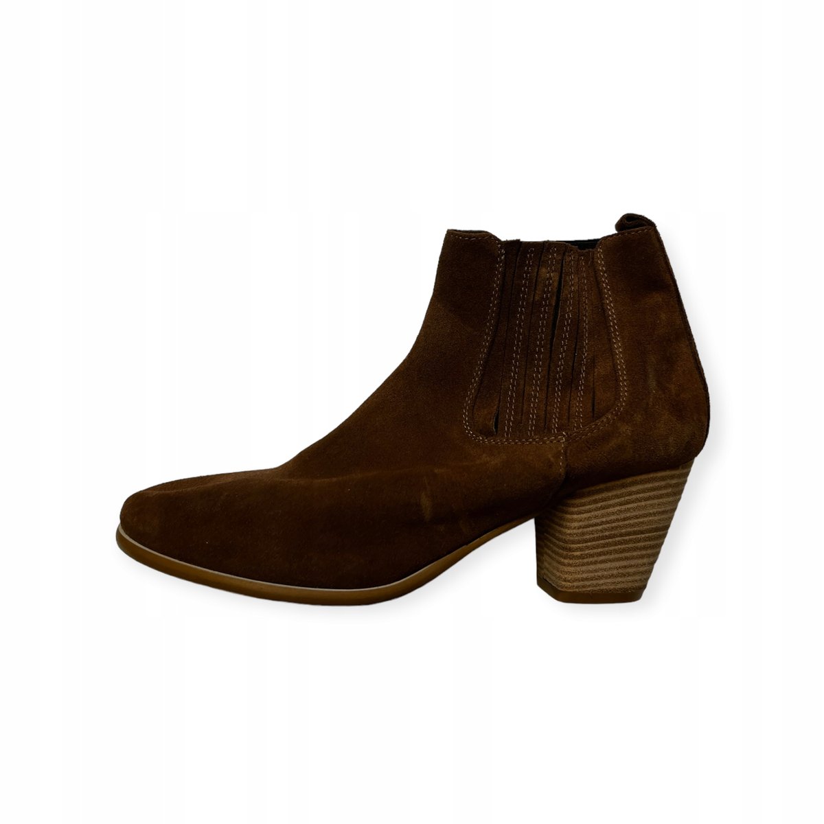 Botki brązowe damskie GARNET HILL 40