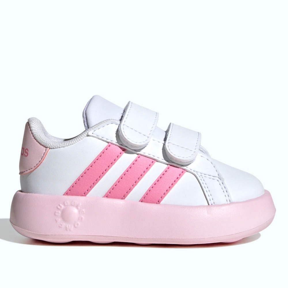 Buty dziecięce adidas Grand Court Białe na rzepy ID0741 27