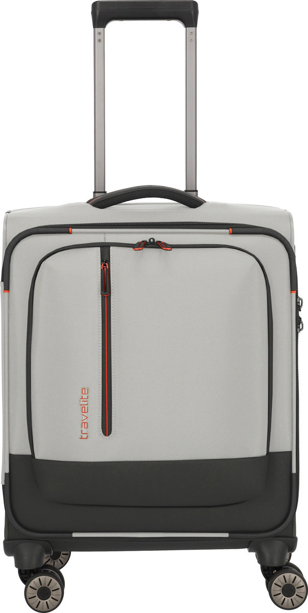 Walizka kabinowa Travelite CrossLite 5.0 4K 55 cm Szary