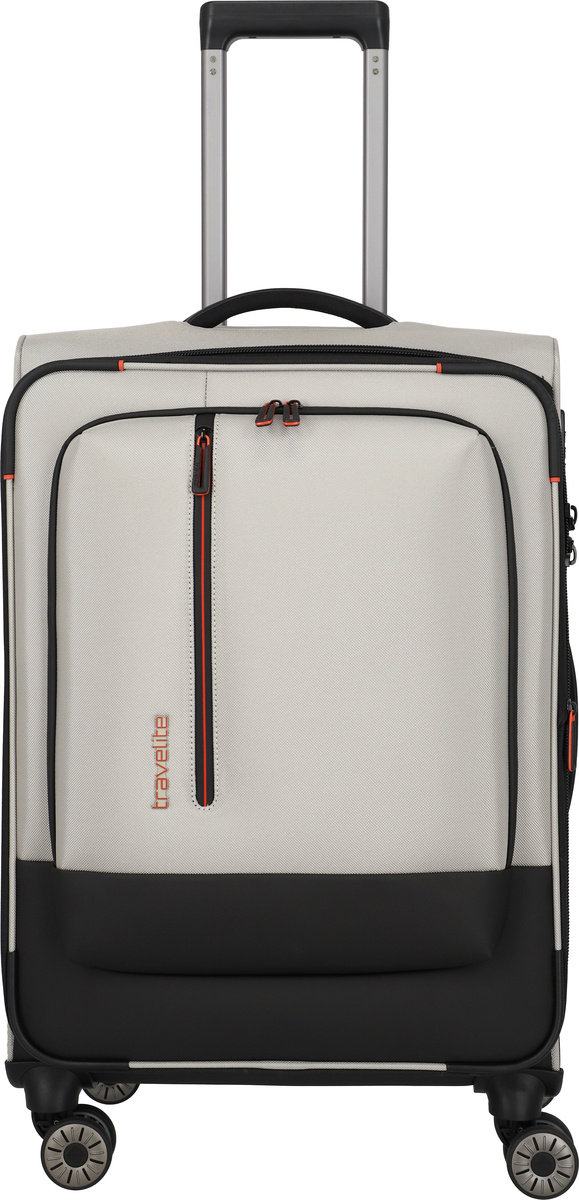 Walizka średnia Travelite CrossLite 5.0 4K 66 cm Szary