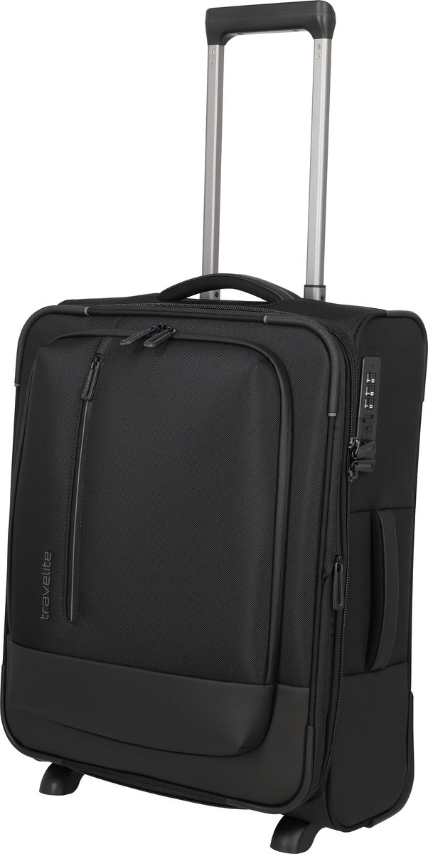 Walizka biznesowa Travelite CrossLite 5.0 2K 54 cm Czarna