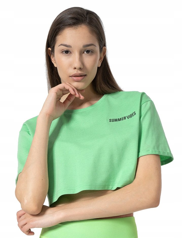 DAMSKA KOSZULKA T-SHIRT 4F SS23 TSHF558 41S XL