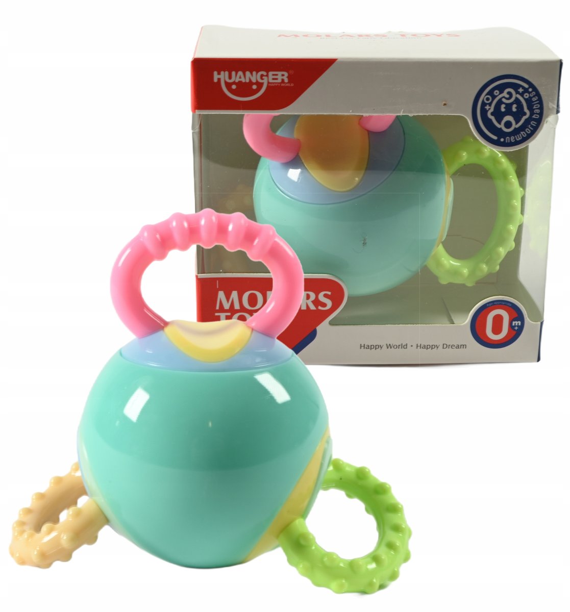 GRZECHOTKA PIŁKA KULA ZABAWKA SENSORYCZNA DLA DZIECI