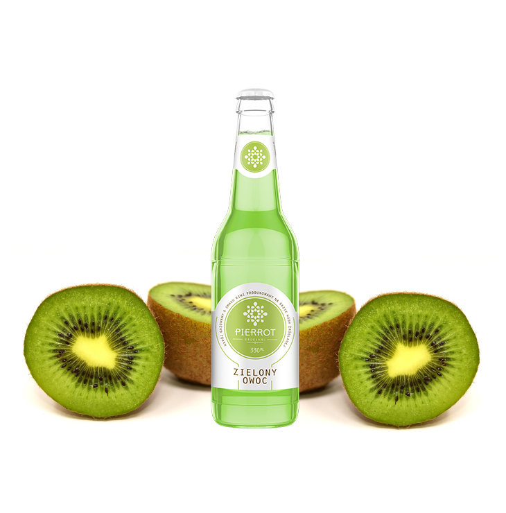 Pierrot napój gazowany cytrusowy zielony owoc 330 ml
