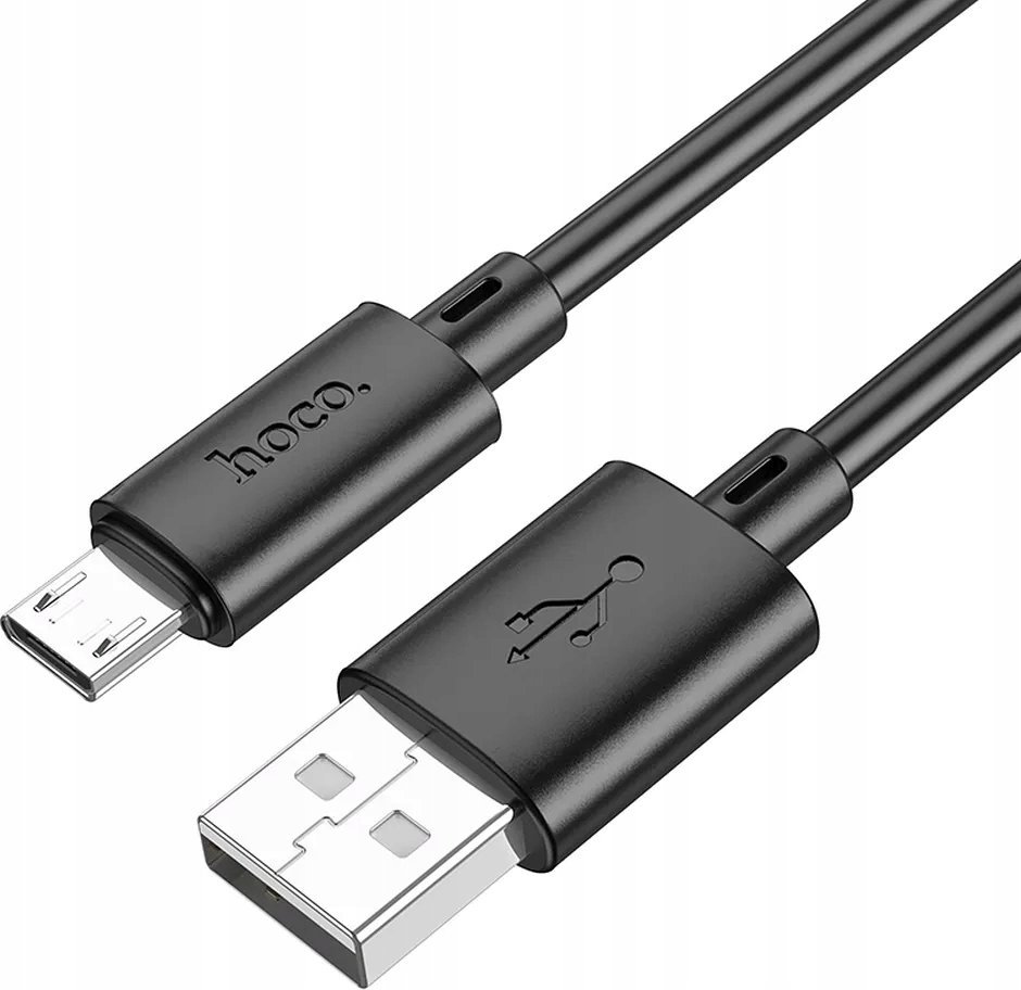 Kabel USB Hoco HOCO kabel USB A do Micro USB 2,4A X88 1 m czarny