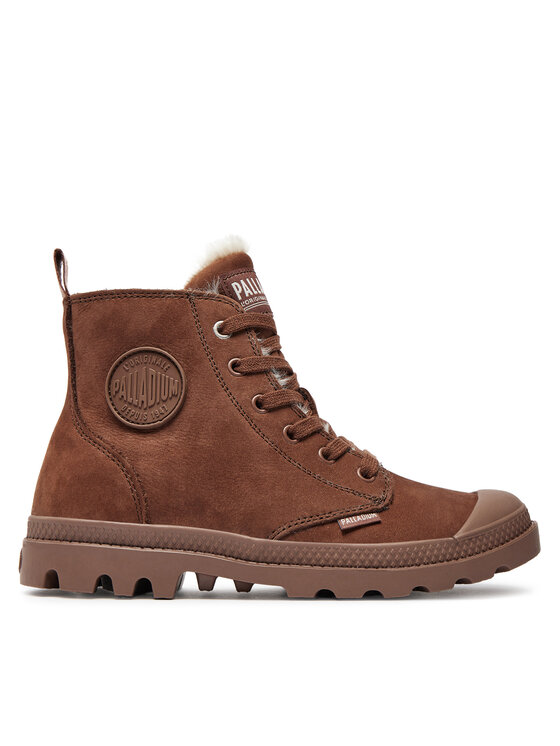 Palladium Trapery PAMPA HI ZIP WL 95982-292-M Brązowy