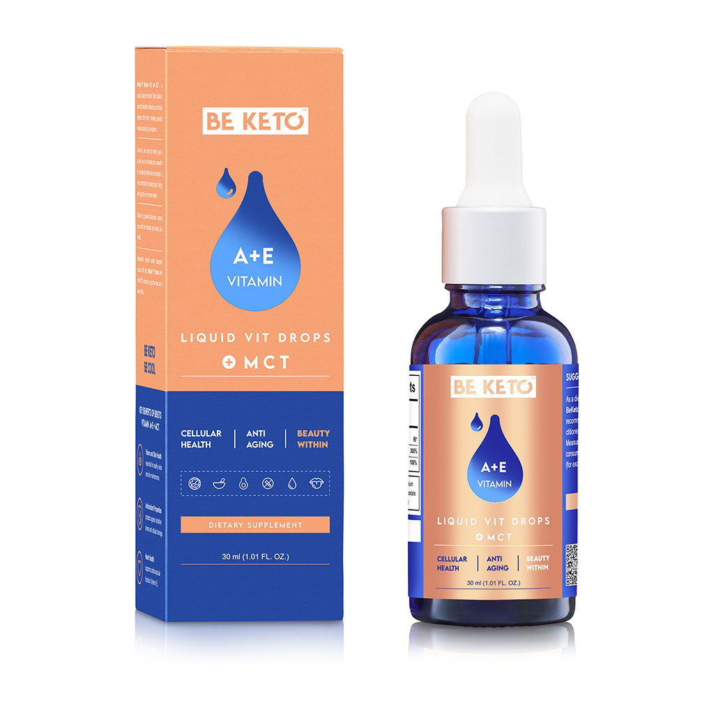 Suplement diety, BeKeto Witamina A+E w Kroplach – 30ml