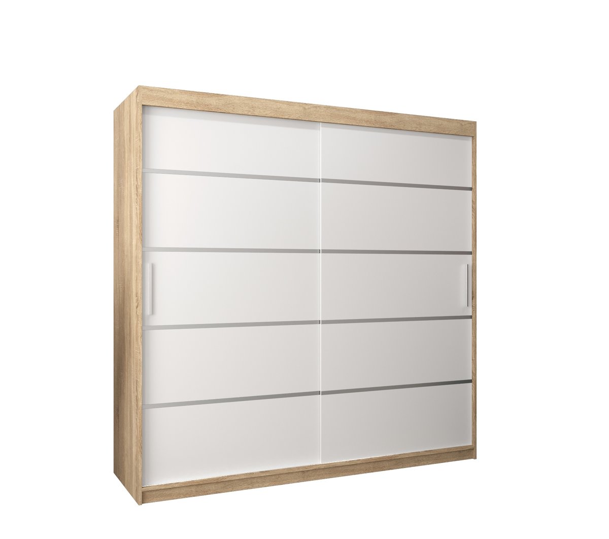 Szafa przesuwna Garderoba VERONA 1 200 gł. 62 sonoma/biały
