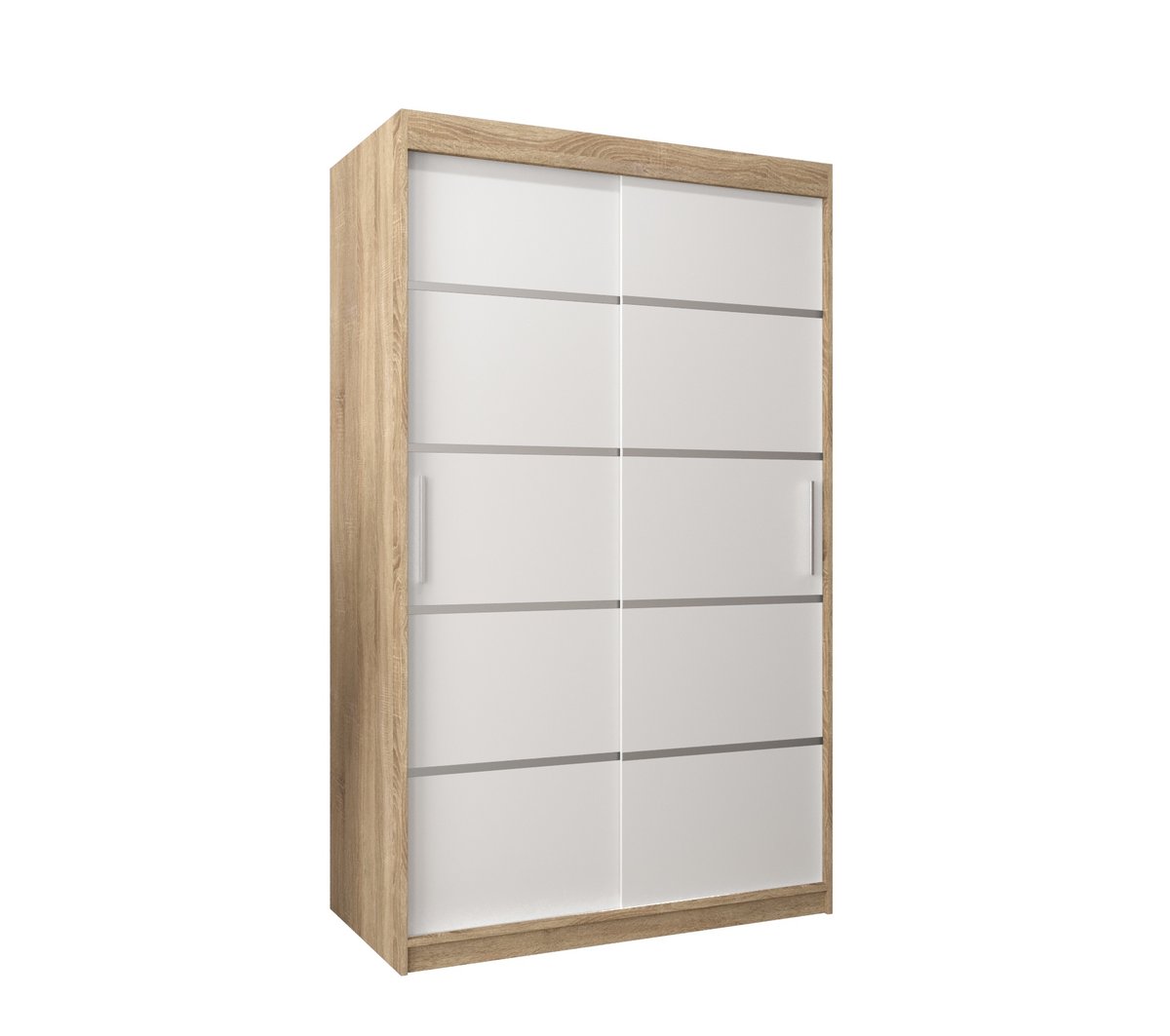 Szafa przesuwna Garderoba VERONA 1 120 gł. 62 sonoma/biały