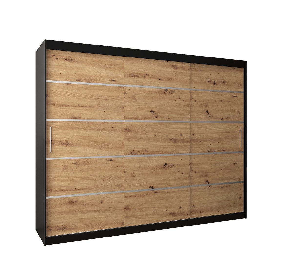 Szafa przesuwna Garderoba VERONA 1 250 gł. 62 czarny/artisan