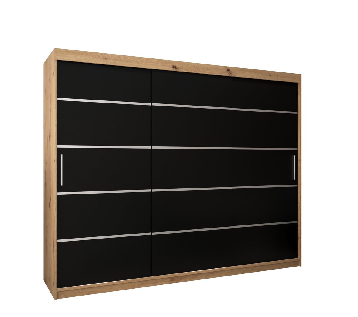 Szafa przesuwna Garderoba VERONA 1 250 gł. 62 artisan/czarny