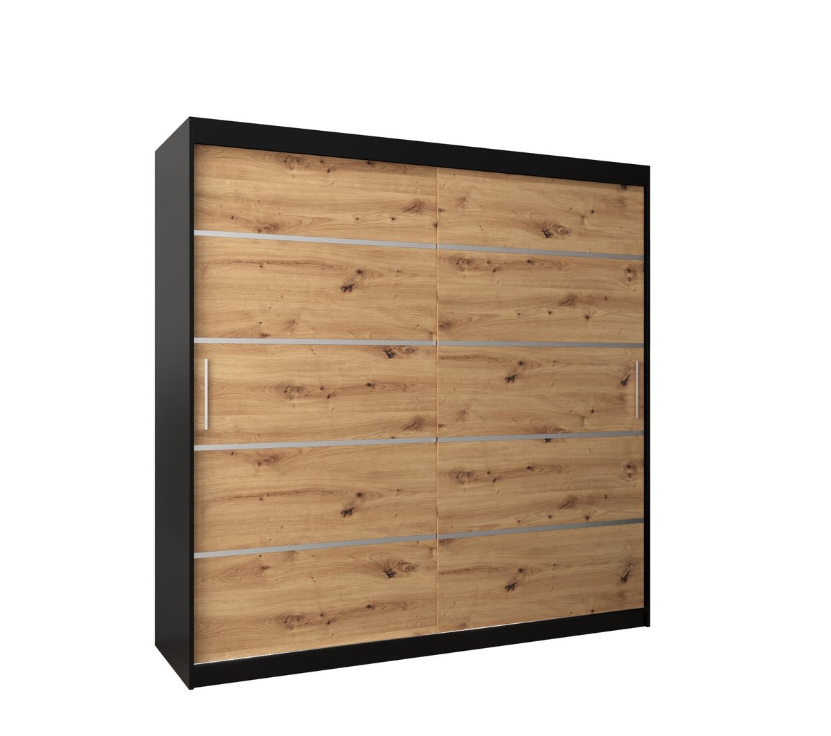 Szafa przesuwna Garderoba VERONA 1 200 gł. 62 czarny/artisan