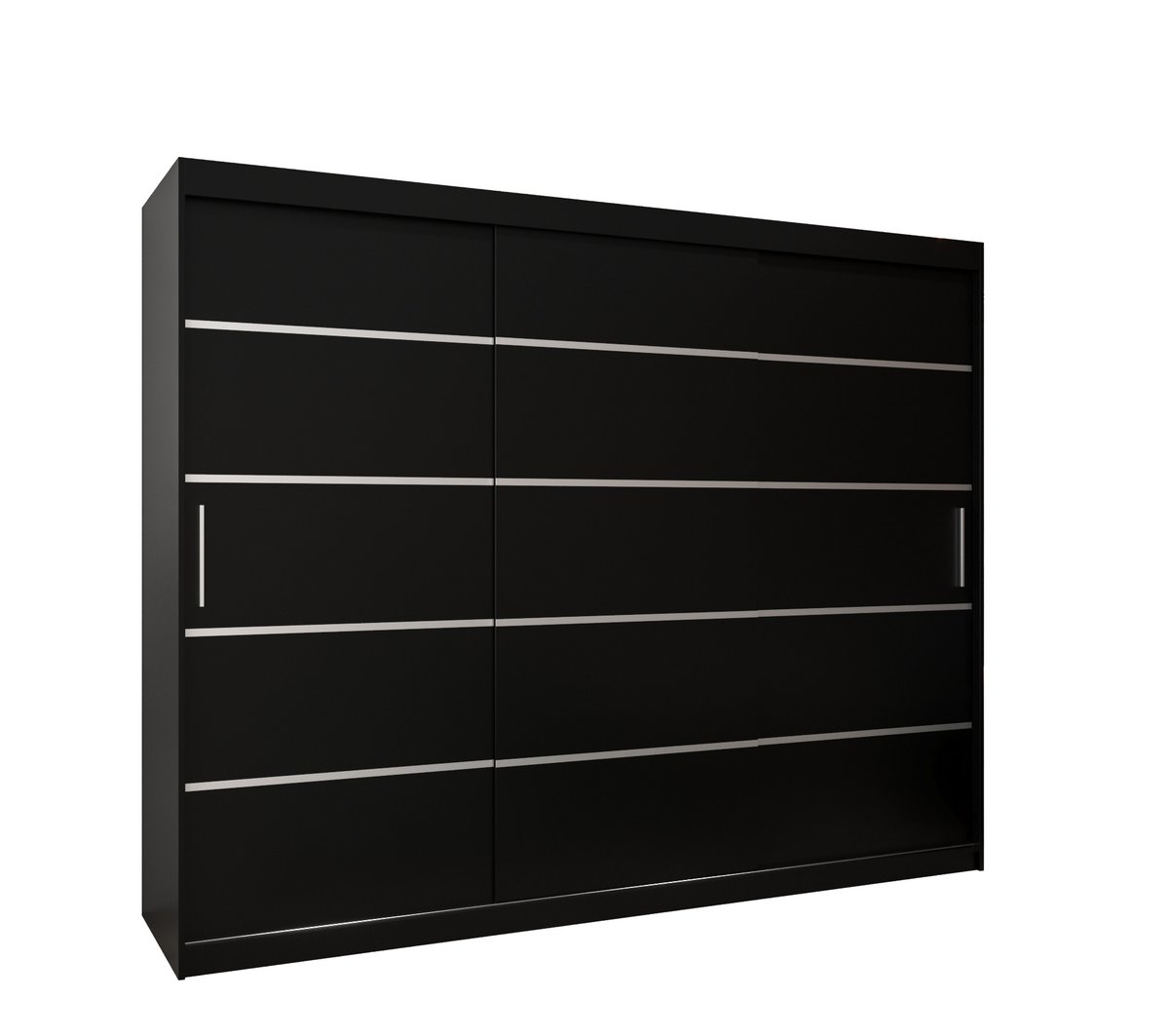 Szafa przesuwna Garderoba VERONA 1 250 gł. 62 czarny/czarny