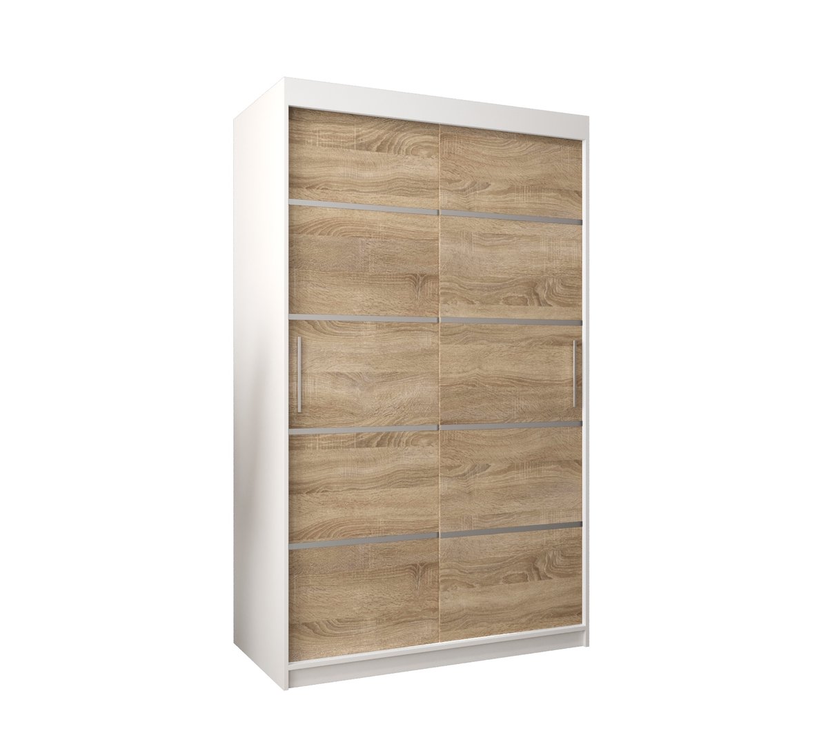 Szafa przesuwna Garderoba VERONA 1 120 gł. 62 biały/sonoma