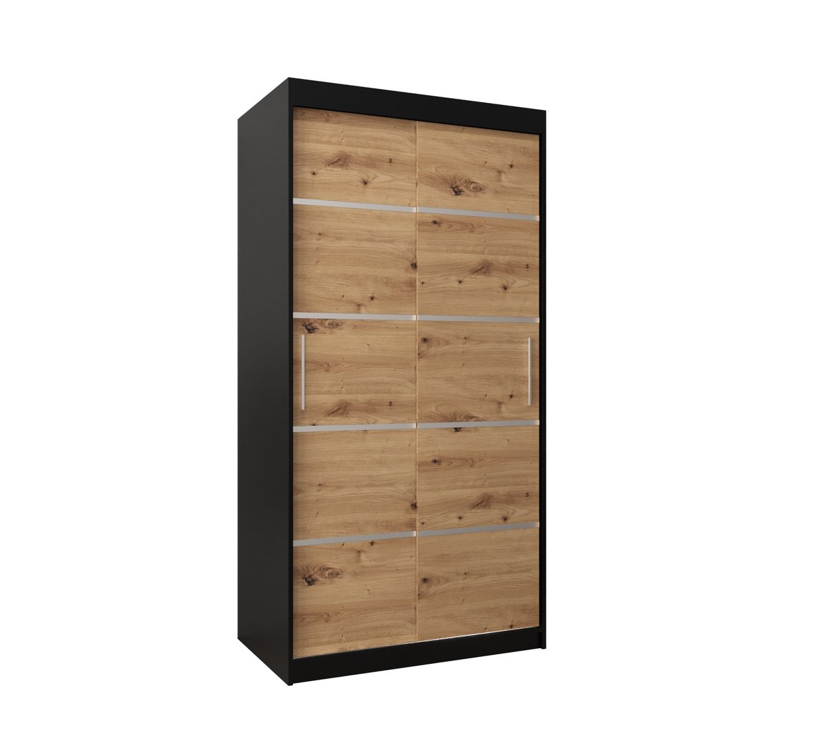 Szafa przesuwna Garderoba VERONA 1 100 gł. 62 czarny/artisan