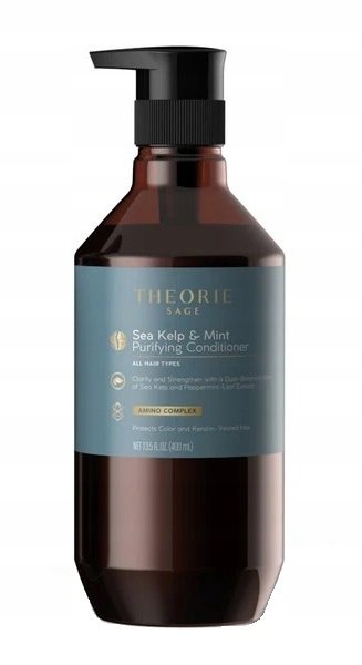 Odżywka Do Włosów OCZYSZCZAJĄCA Theorie Sea Kelp Mint Proteiny Keratyny