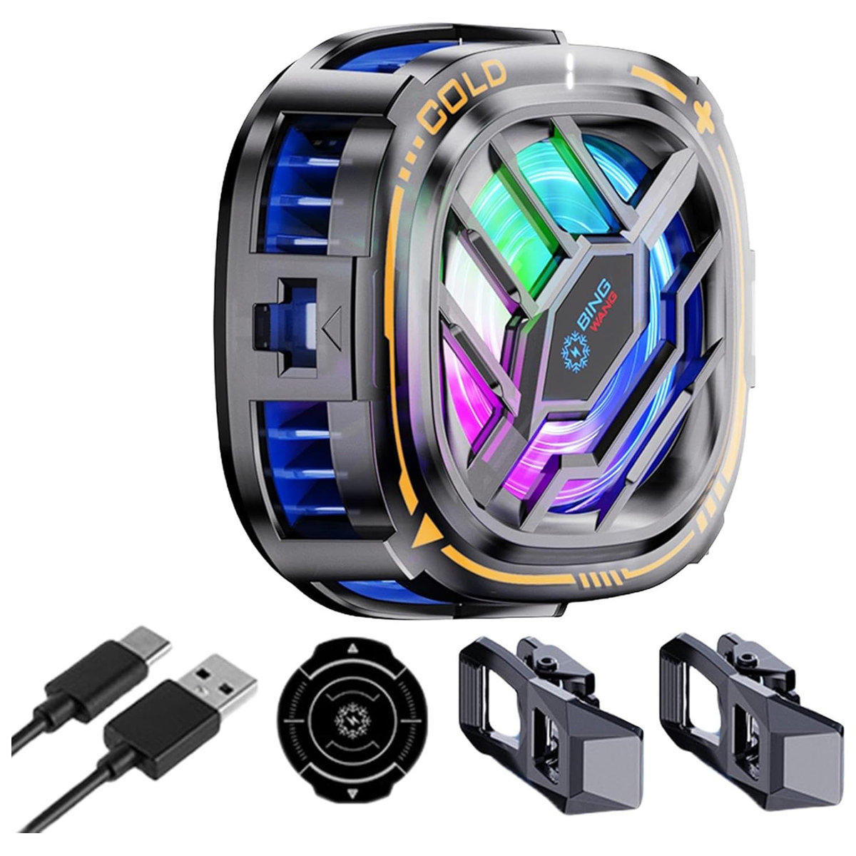 Wentylator radiator do chłodzenia telefonu smartfona chłodzenie magnetyczne