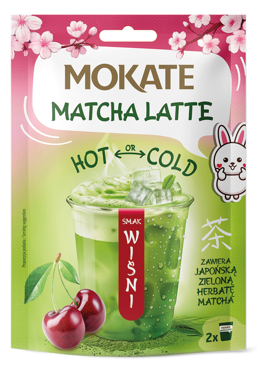 Japońska Herbata Matcha Zielona Codzienna Sproszkowana Wiśnia Mokate 40g