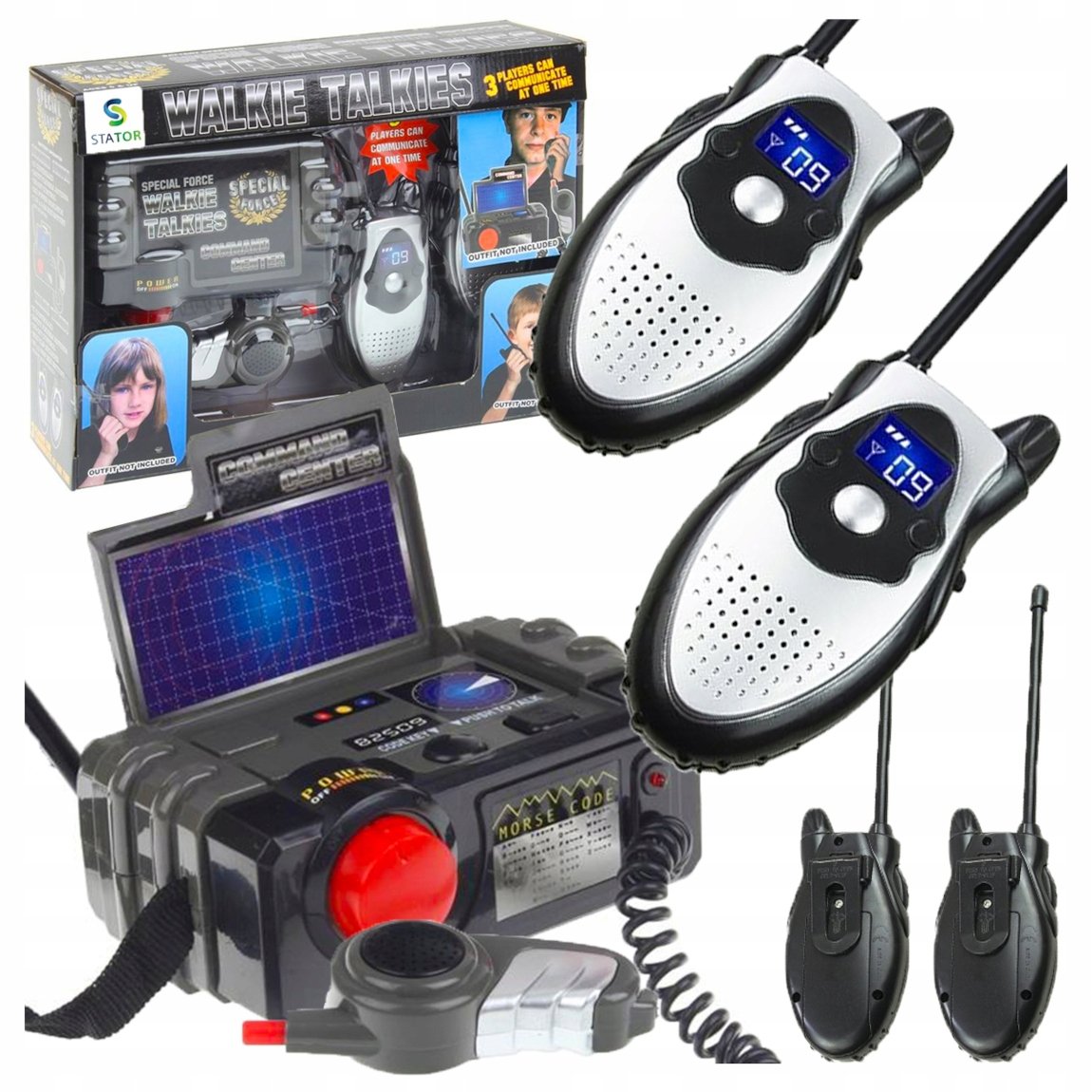 Zestaw Krótkofalówek dla Dzieci 2x Walkie Talkie Z2008