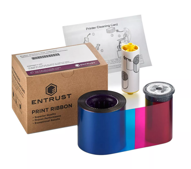 Taśma Entrust YMCKF-KT na 300 wydruków do DS3 (525100-011)