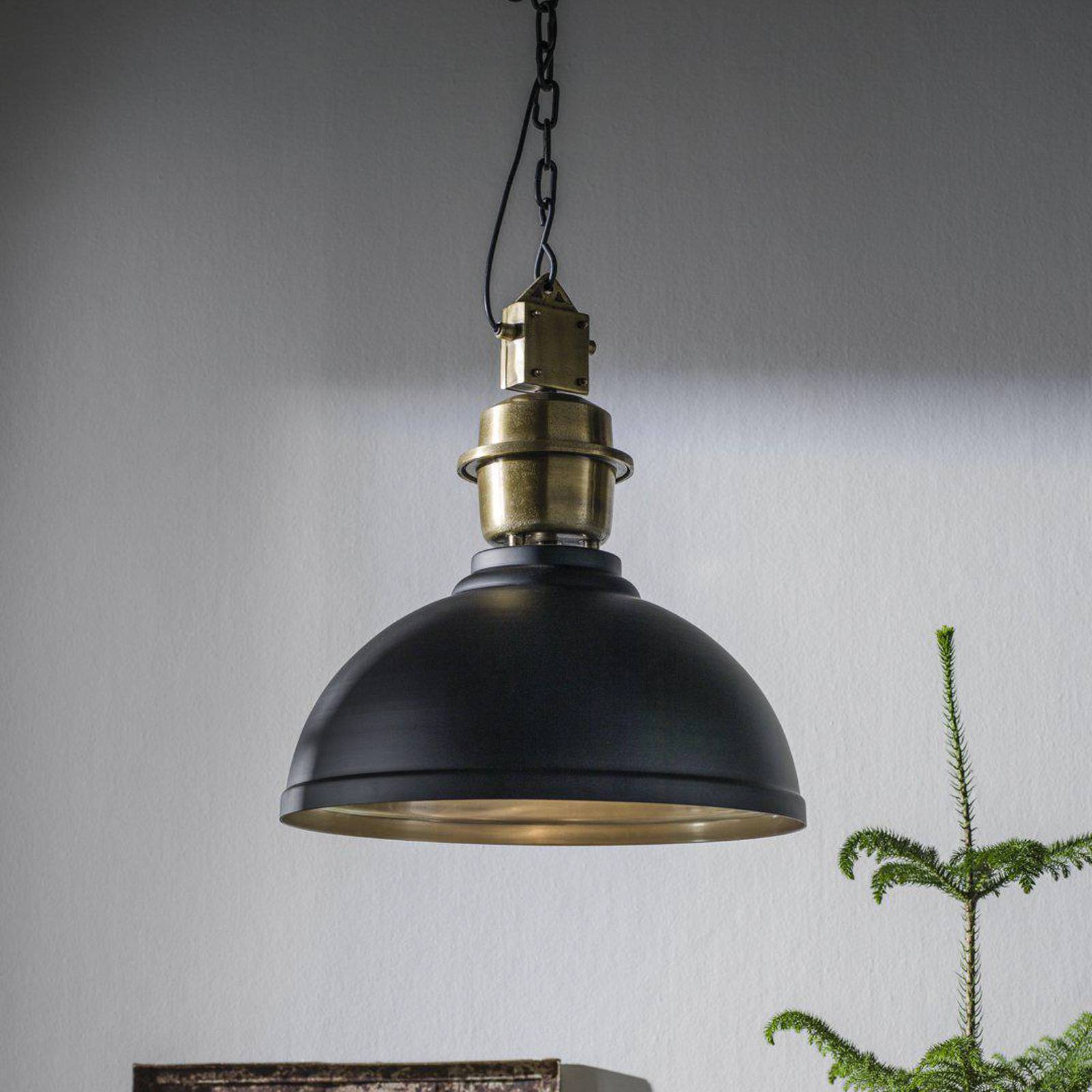PR Home żyrandol Manchester, czarny, Ø 52 cm, metal