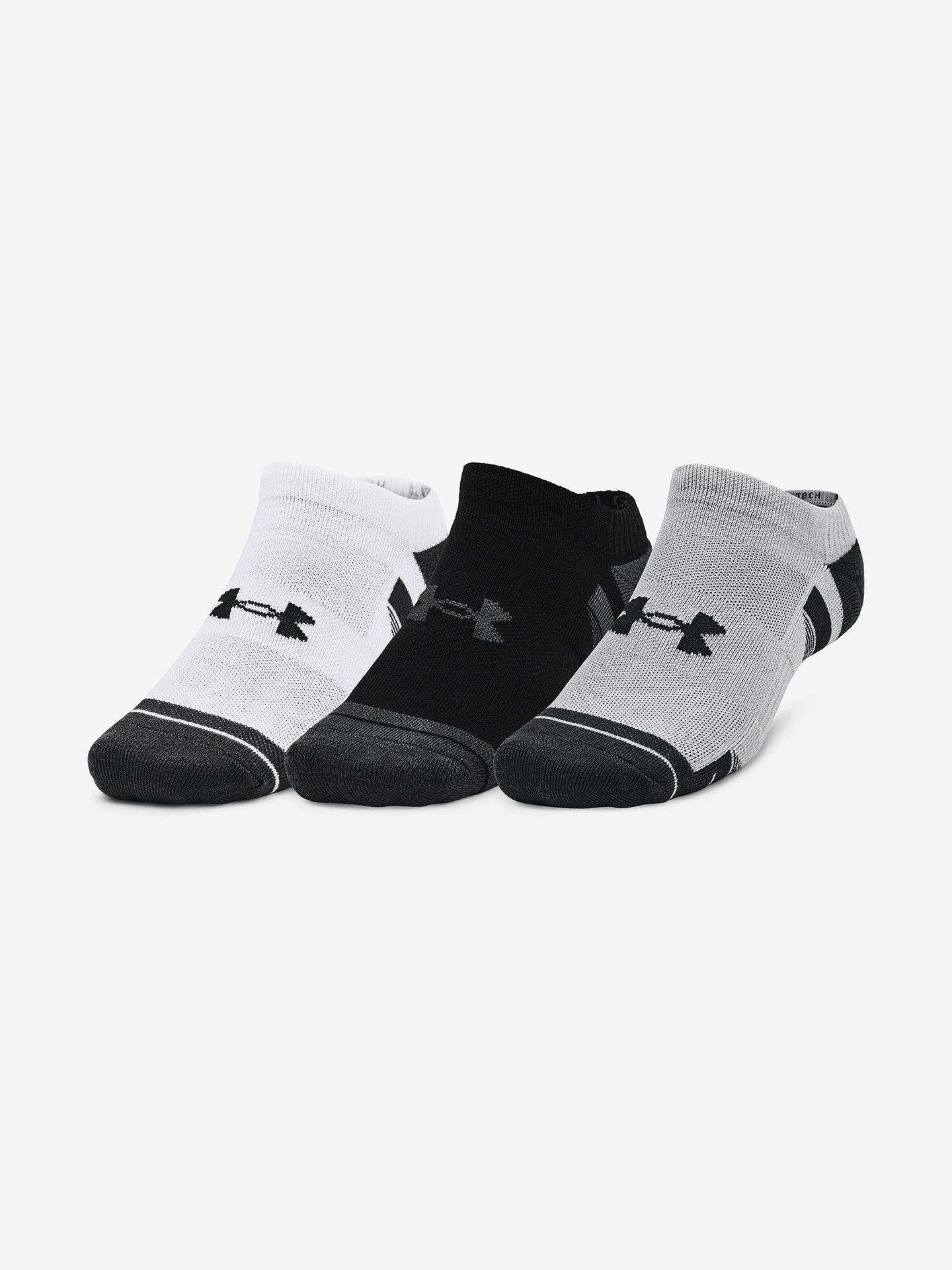 Skarpetki Under Armour  Performance Tech 3pk NS-GRY  L