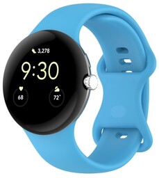 Bizon Silikonowy pasek Strap Watch Silicone do Google Pixel Watch 3 (45mm), błękitny