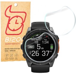 Bizon Folia hydrożelowa na ekran Glass Watch Hydrogel do Garmin Fenix 8 Solar 51 mm / AMOLED 47mm / AMOLED 51mm, 2 sztuki