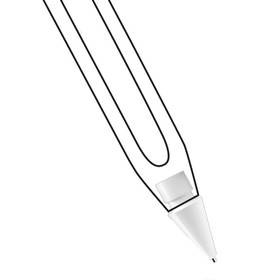 Kolce doodroo ABS pro Apple Pencil 1st-2nd Gen, 3 ks (DDAPTIPSM) Biały