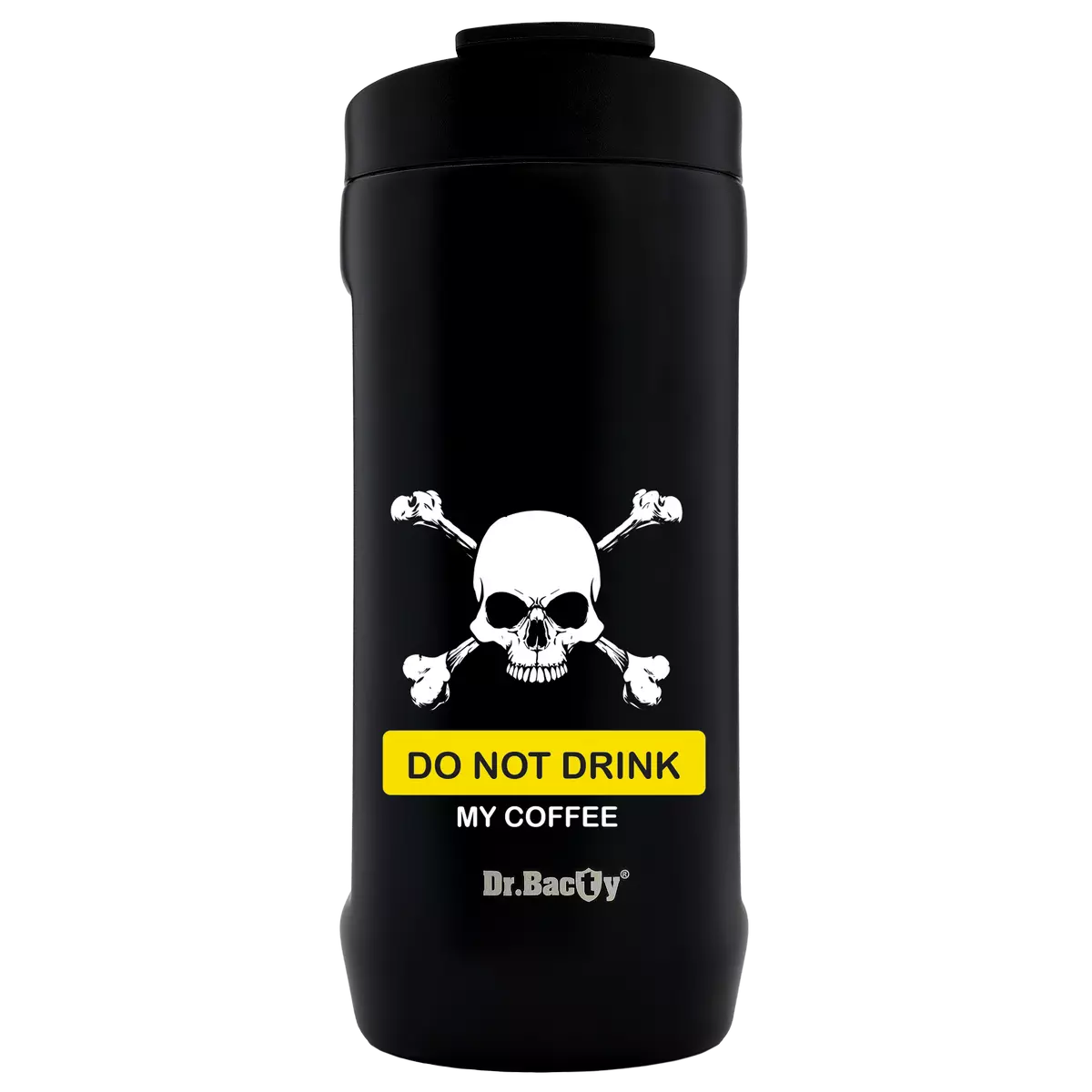 Kubek do samochodu Dr.Bacty Notus 360 ml - Do not drink my Coffe - czarny